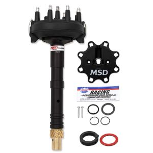 MSD IGNITION #85583 BBC L/P Crank Trigger Distributor - Black