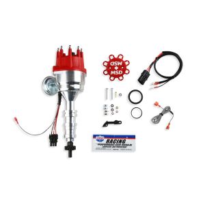MSD IGNITION #85951 Billet Distributor BBF FE RTR w/Steel Gear