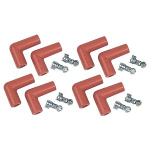 MSD IGNITION #8852 90 Deg. Pro Temp. Boot Kit (8pcs.)