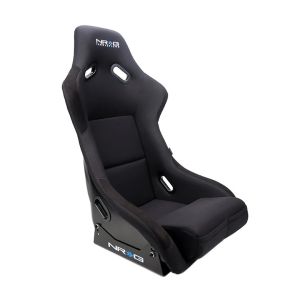 NRG INNOVATION #FRP-300 Seat FRP Large Black Cloth