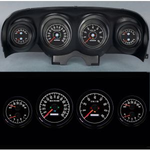 NEW VINTAGE USA #53408-53 Gauge Kit Mustang 69-70 M-153 4-3/8in