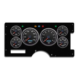NEW VINTAGE USA #89211-01 Gauge Kit GM Truck 88-94 F/S Perf II Black