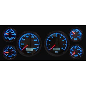 NEW VINTAGE USA #89211-03 Gauge Kit GM Truck 88-94 F/S Perf II White