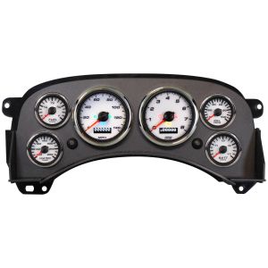 NEW VINTAGE USA #99601-03 Gauge Kit GM Truck 99-06 Performance II White