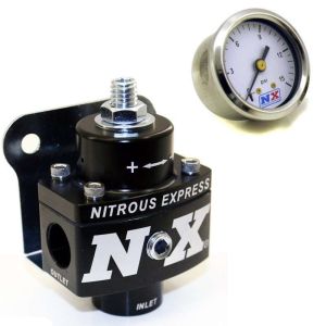 NITROUS EXPRESS #15952 Fuel Pressure Regulator Non-Bypass w/Gauge