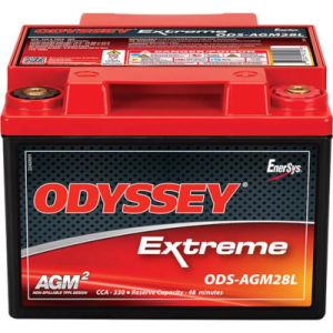 ODYSSEY BATTERY #ODS-AGM28L Battery 330CCA/480CA M6 Female Terminal