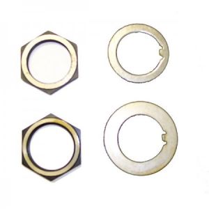 OMIX-ADA #16710.01 Spindle Nut/Washer Kit; 41-45 Willys MB - Rear