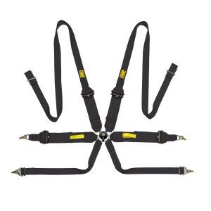 OMP RACING, INC. #DA0-0203-A02-071 Safety Harness Tecnica Black FIA 8853-2016