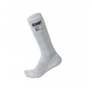 OMP RACING, INC. #IE0-0766-A01-020-L One Socks White Size Large