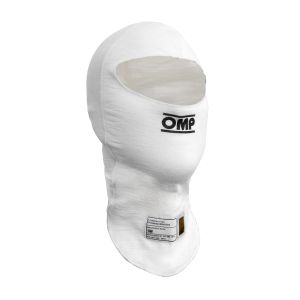 OMP RACING, INC. #IE0-0794-A01-020-M Tecnica EVO Balaclava FIA 8856-2018 White Med