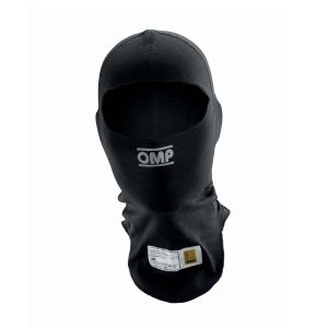 OMP RACING, INC. #IE0-0794-A01-071-S Tecnica EVO Balaclava FIA8856 Black Size SM