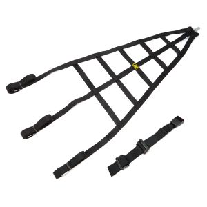 OMP RACING, INC. #NA0-1876 Window Net Racing Polyester Black