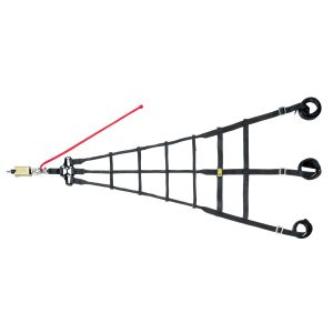 OMP RACING, INC. #NA0-1877 Racing Cage Net 3 Point Black