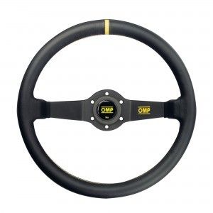 OMP RACING, INC. #OD0-1950-071 Rally Steering Wheel Leather
