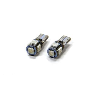 ORACLE LIGHTING #4801-003 T10 5 LED SMD Bulbs Pair Red