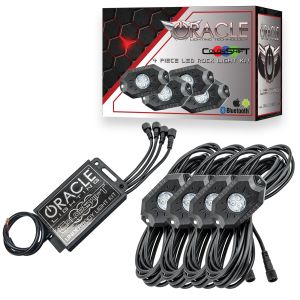 ORACLE LIGHTING #5796-333 Bluetooth LED Underbody Rock Light Kit ColorSHIF