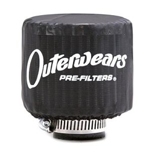 OUTERWEARS #10-1001-01 Pre-Filter w/Top Black 4.5in Dia x 4in Tall