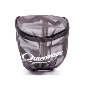 OUTERWEARS #10-1052-01 Pre-Filter Black 3.5in Dia x 4in L w/Top Black