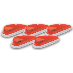 PACER PERFORMANCE #20-215 Hi-Five Cab Roof Lights Red Teardrop