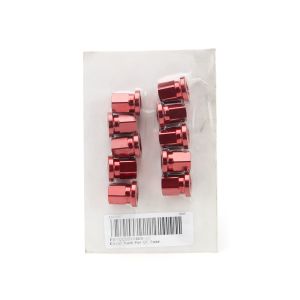 PEM #QCC0119SK-10 Cover Nuts For QC Rear Short Red 10 Pack