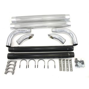 PATRIOT EXHAUST #H1070 Chrome Side Pipes - 70in