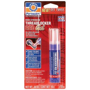 PERMATEX #27010 Red Threadlocker Gel Tube 10g