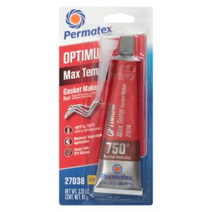 PERMATEX #27038 Optimum Red RTV 3 Oz Silicone