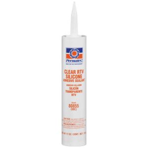 PERMATEX #80855 Clear Silicone 11 Oz