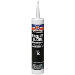 PERMATEX #81173 11 Oz Black Silicone