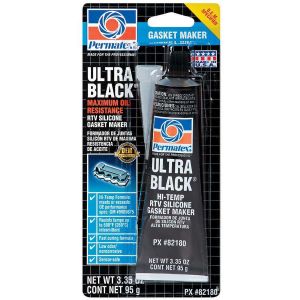 PERMATEX #82180 Ultra Black Gasket Maker 3.35 oz Carded Tube