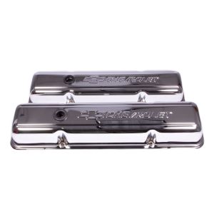 PROFORM #141-102 SBC Chrome Bowtie V/C's - Short w/Baffle