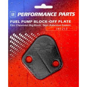 PROFORM #141-213 BBC Fuel Pump Block-Off Plate Black Crinkle