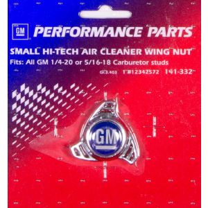PROFORM #141-332 Air Cleaner Center Nut- Small Hi Tech GM Logo
