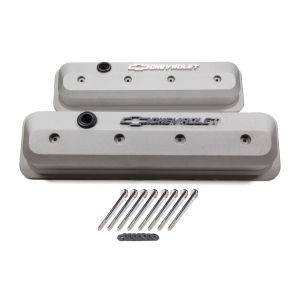 PROFORM #141-842 SBC Valve Cover Slant Edge Gray Crinkle