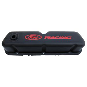 PROFORM #302-072 Ford Racing Steel Valve Covers Black Crinkle
