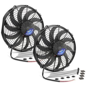 PROFORM #67056 Brushless Electric Fan Dual 12in S-Blade Puller