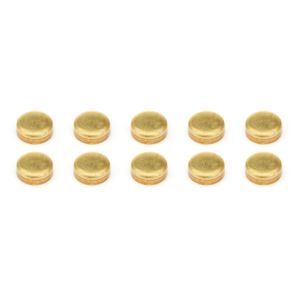 PIONEER #EPC-80-B-10 Expansion Plugs 10pk - Brass 1-3/8 Dia