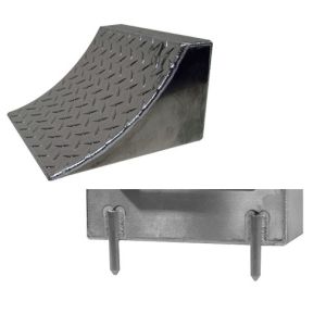 PIT-PAL PRODUCTS #276 Wheel Chock Single w/Pins Aluminum