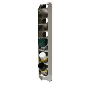 PIT-PAL PRODUCTS #V98 Aerosol Spray Can Shelf 6 Can Vert.