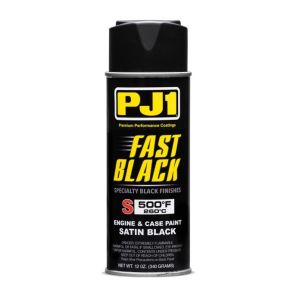 PJ1 PRODUCTS #16-SAT Engine Paint Black Satin 500degF 11oz