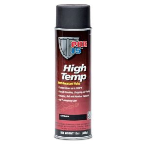 POR-15 #44118 High Temperature Flat Bl ack Paint Aerosol 15oz