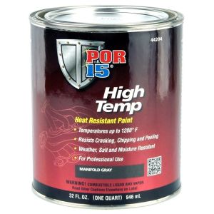 POR-15 #44204 High Temperature Factory Gray Paint Quart