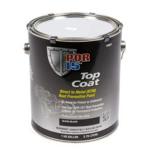 POR-15 #45801 Top Coat Gloss Black 1 Gallon
