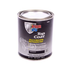 POR-15 #45804 Top Coat Paint Gloss Black Quart