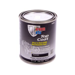 POR-15 #45908 Top Coat Chassis Black Paint Pint