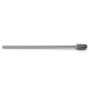 POWERHOUSE #POW355606 Carbide Burr - Dbl Cut Solid 1/2 Oval w/6in Shk
