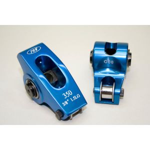 PRW INDUSTRIES, INC. #335019 SBC Roller Rocker Arms - 1.5 Ratio 3/8 Stud NB/SA
