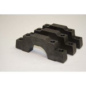 PRW INDUSTRIES, INC. #1735003 Billet Main Caps 67-86 Chevy 350 2 to 4-Bolt