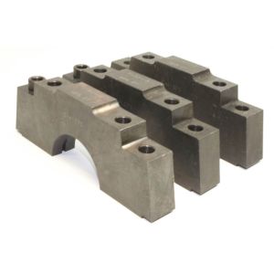 PRW INDUSTRIES, INC. #1745402 Billet Main Caps Chevy 396-454 2 to 4-Bolt Conv