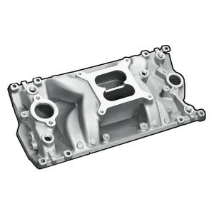 PROFESSIONAL PRODUCTS #52028 SBC Crosswind Vortec Manifold - Satin